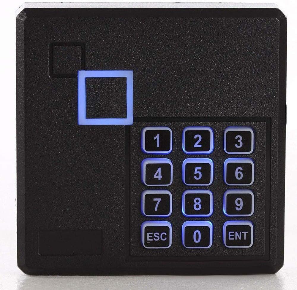 MENGQI-CONTROL TCP/IP Single Door Security Access Control System with 600lbs Electric Magnetic Lock Exit Motion Sensor 110V-240V Power Supply Box FRID Keypad Reader