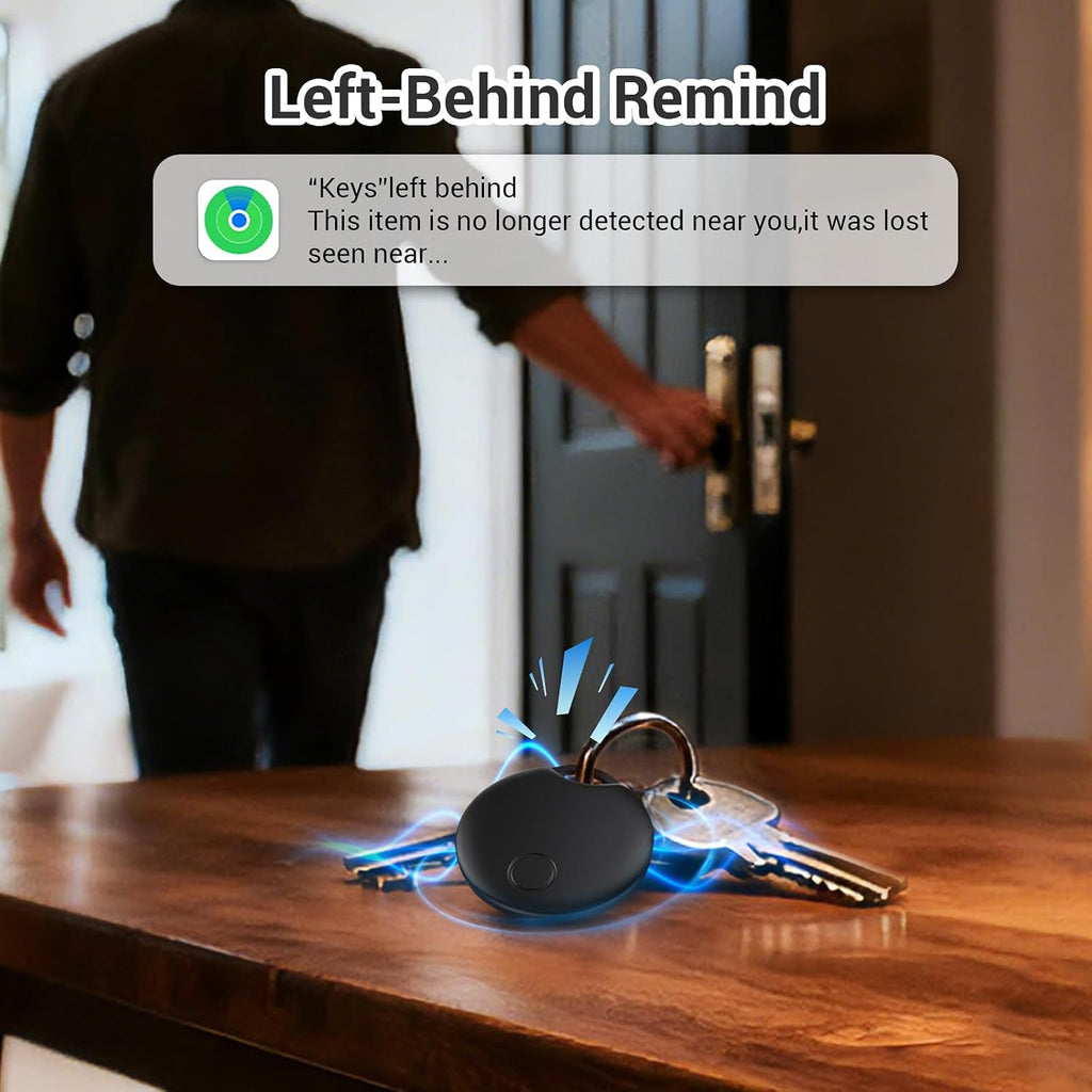 RSH Air Tracker Tag 4 Pack Luggage Tracker Smart Tag Works with Apple Find My, Bluetooth Key Finder Locator for Bags,Wallet Tracker,Item Finder Tag Locate or Tracking for Keys(iOS only)
