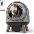 Self Cleaning Litter Box: Automatic Cat Litter Box for Cats, G1 Large Openning Robot with Odor-Control Dual Safety Protection, Includes Trash Bags and Mat