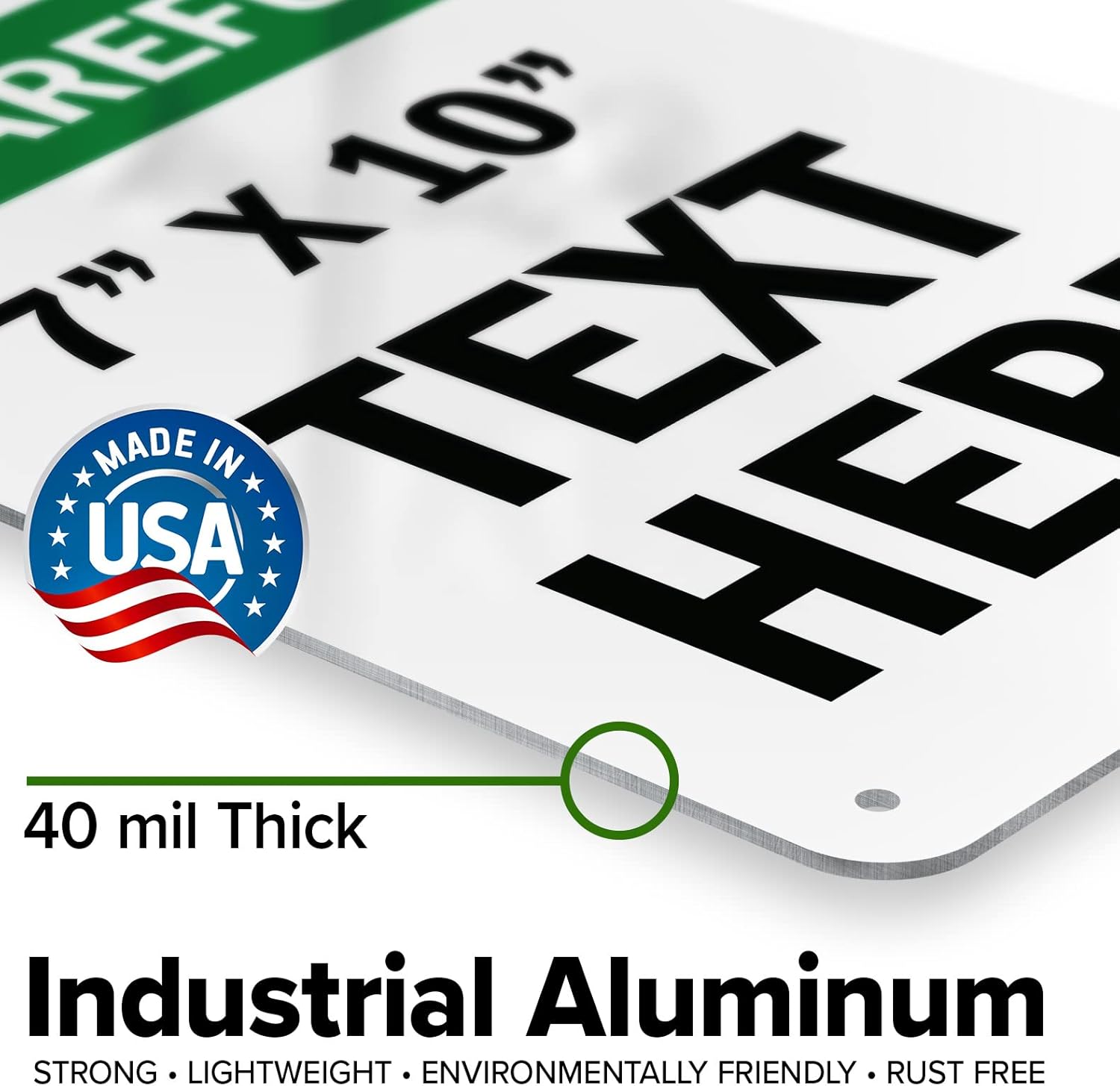 Custom Be Careful Sign, OSHA Sign, 7x10 Inches, Rust Free .040 Aluminum, Fade Resistant, Made in USA by My Sign Center