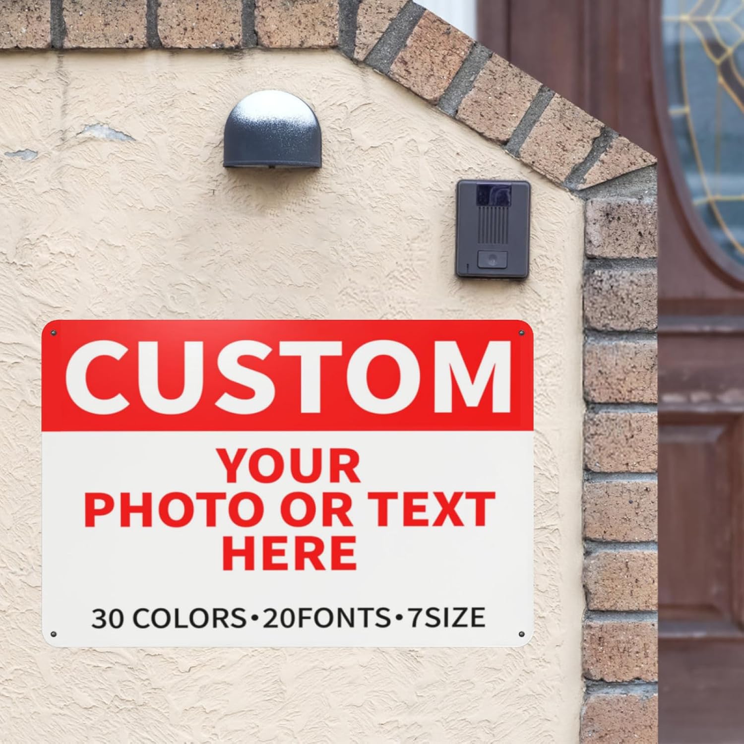 Bulk Custom Signs Outdoor Metal Sign Personalized Signs for Business, Office, Home, Road Signs, Garden Signs, Parking Signs, Decorative Signs, 12''x8''