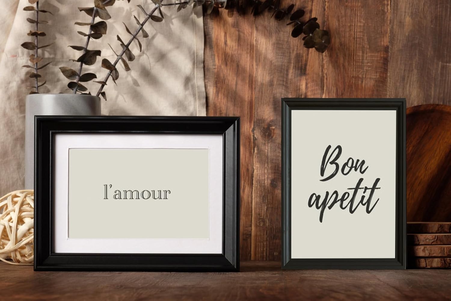 KTKDE 5x7 Picture Frame Set of 5, Wooden frames Black, Vertical & Horizontal Wall Hanging for Wall or Tapletop Display,Studio Gallery Photo Frame for Photos, Posters & Art Prints