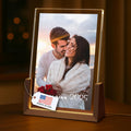 LOUISMIAA Customized Picture Frames with Night Light,Decorative Plaque Anniversary Birthday Mother’s Day Father’s Day Valentine’s Personalized Gifts for Boyfriend Girlfriend Couple Same Day Shipping