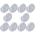 Non Fading White Reflective Stickers 2-inch Diameter Round Reflector, Outdoor Waterproof High Visibility Warning Adhesive Tape (100 Pcs)