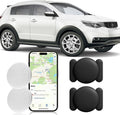 GPS Tracking Devices, 2PCS Tracker Device for Vehicles Work with Find My (iOS Only), Car Tracker Device Hidden with Magnetic Case, No Monthly Fee, GPS Tracker for Vehicles (Black)