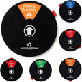 Office Door Signs: 6-in-1 Status Options Including Do Not Disturb, In A Meeting, Working Remotely, Out Of Office, Please Knock, Back Soon - Status Spinner Privacy Signs for Office and Home Use