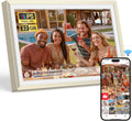 Frameo 10.1 inch Digital Picture Frame, Smart WiFi Digital Photo Frame with 32G Memory, HD Touch Screen, Auto-Rotate(ChampagneGold)