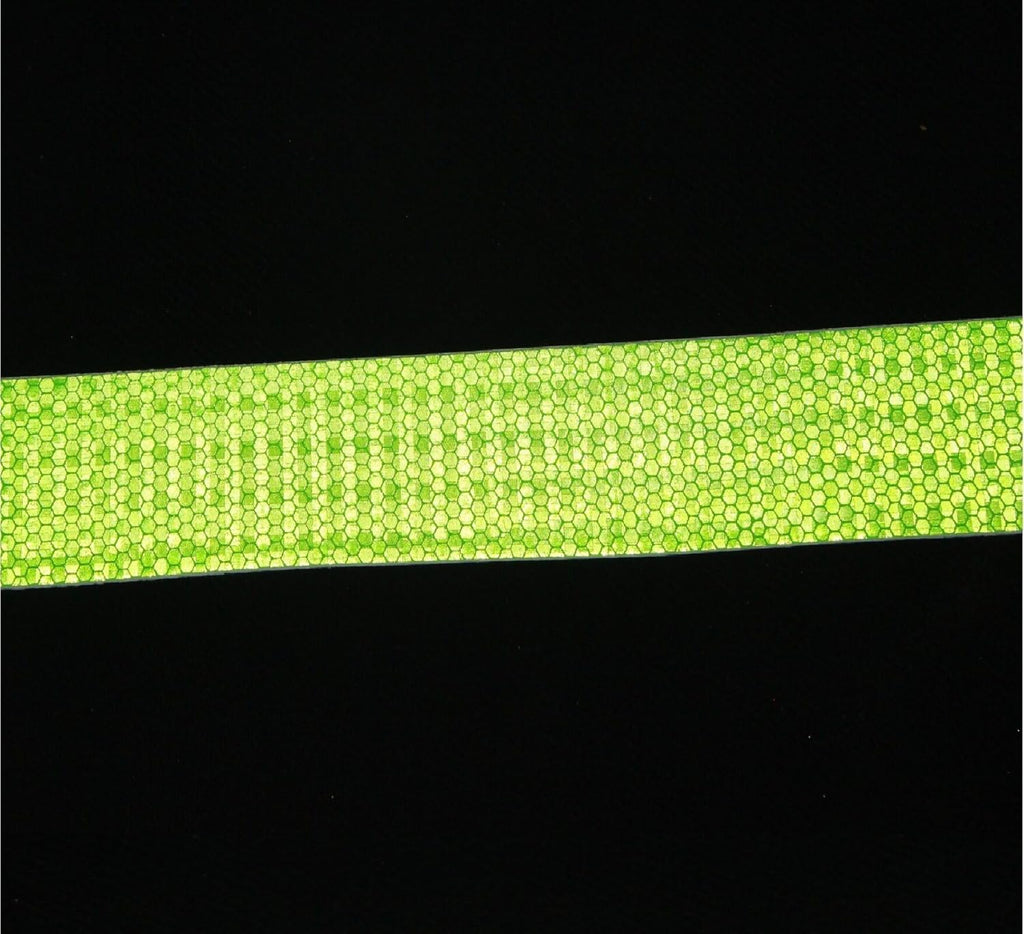 Green Reflective Tape Outdoor Waterproof 2 inch Wide, High Visibility Warning Industrial Marking Tape, Safety Stickers (68 feet,10 Rolls)