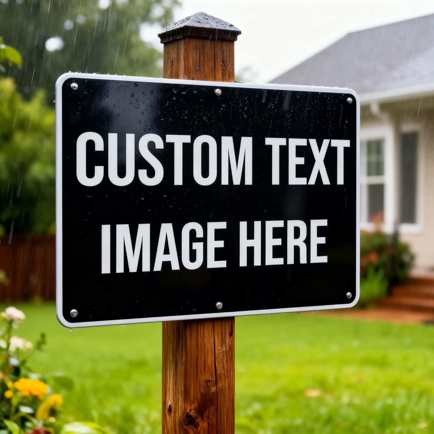 Custom Metal Signs Outdoor, 36x30 Inch, Engineer Grade Reflective Option, .040 Rust-Free Aluminum, UV Protected, Weather/Fade Resistant