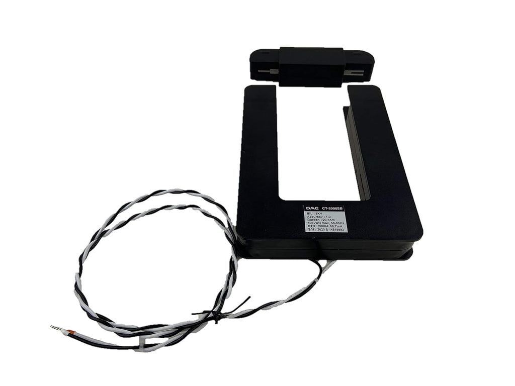 DAE P254-2000 KIT, UL 2000A kWh Meter 3 Phase 120/208V 50/60Hz RS485, 3 Split CTs (3", 5" Inner Dimension)