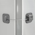 Refrigerator Lock, Heavy Duty Fridge Lock, Combination Lock for Refrigerator Cabinets, Drawers, Safety, Easy Install No Keys Needed (Grey-1Pack)