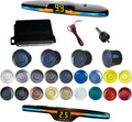 New Feature Rear Parking Sensor with Selectable Distance in Feet, Bidirectional Display Options, and Customizable Numeric Orientation And there are 18 color probes to choose from(Livid Grey)