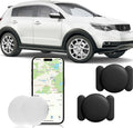 GPS Tracker for Vehicles, 2PCS Real Time GPS Tracker for Car Work with Find My (iOS Only), MINI Magnetic Car Tracker Device Hidden, No Monthly Fee, Waterproof