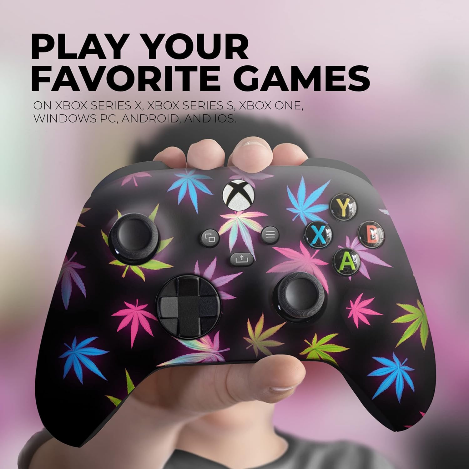 DreamController Original X-box Modded Controller Special Edition Customized Compatible with X-box One S/X-box Series X/S & Windows 10 Made with Advanced HydroDip Print Technology (Not Just a Skin)