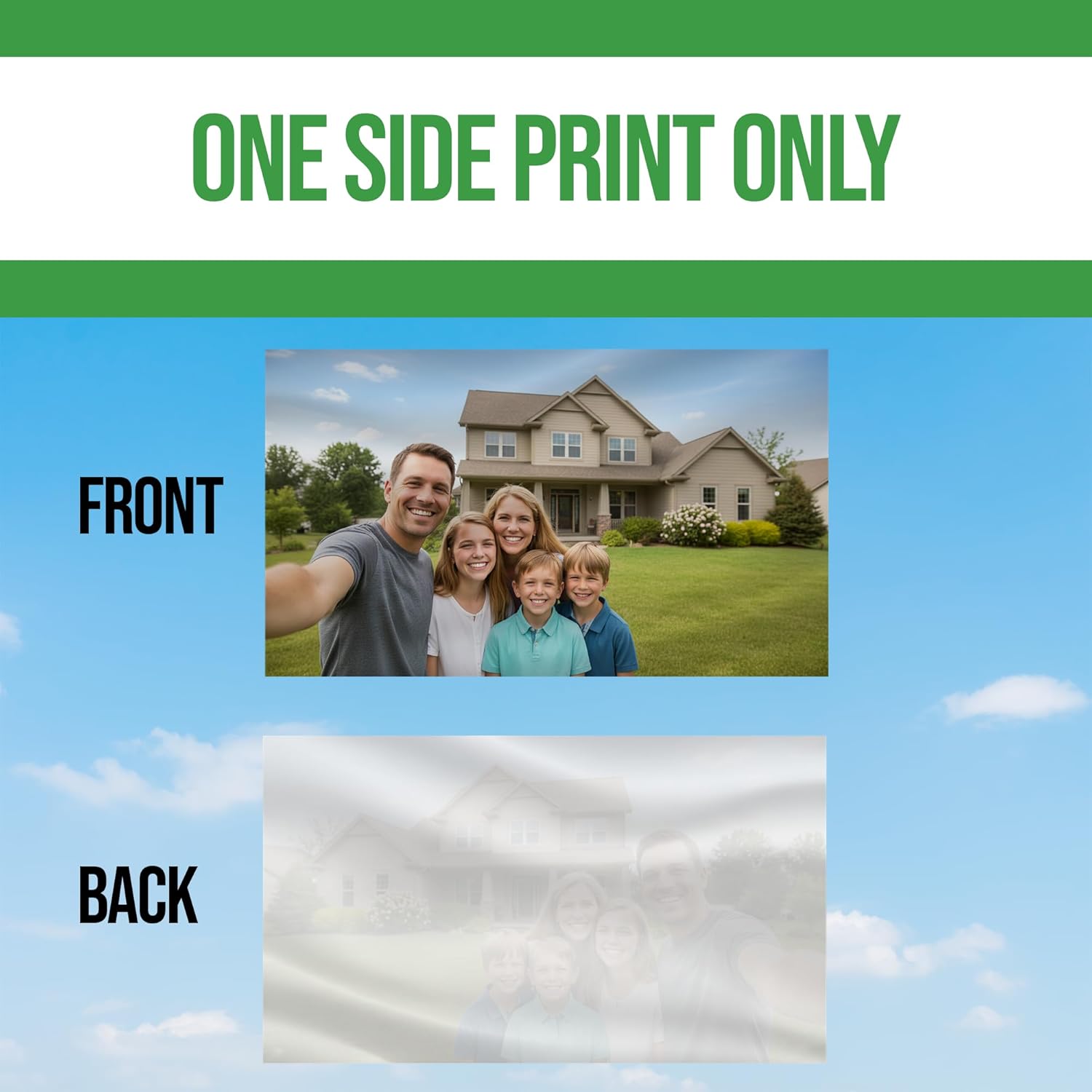 Custom Flag (1x1.5FT to 5x8FT) by BCB Print for Business | Personalized Outdoor Flags with Grommets for Advertising, Events | HD Printed Custom Sign Flag | Express Dispatch+Ship | Made in USA