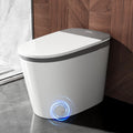 Smart Toilet with Built-in Tank and Pump-assisted Flushing, Foot Sensor Operation, Heated Seat, Dryer, Multiple Cleaning Modes, Digital Display (ST-PRO)