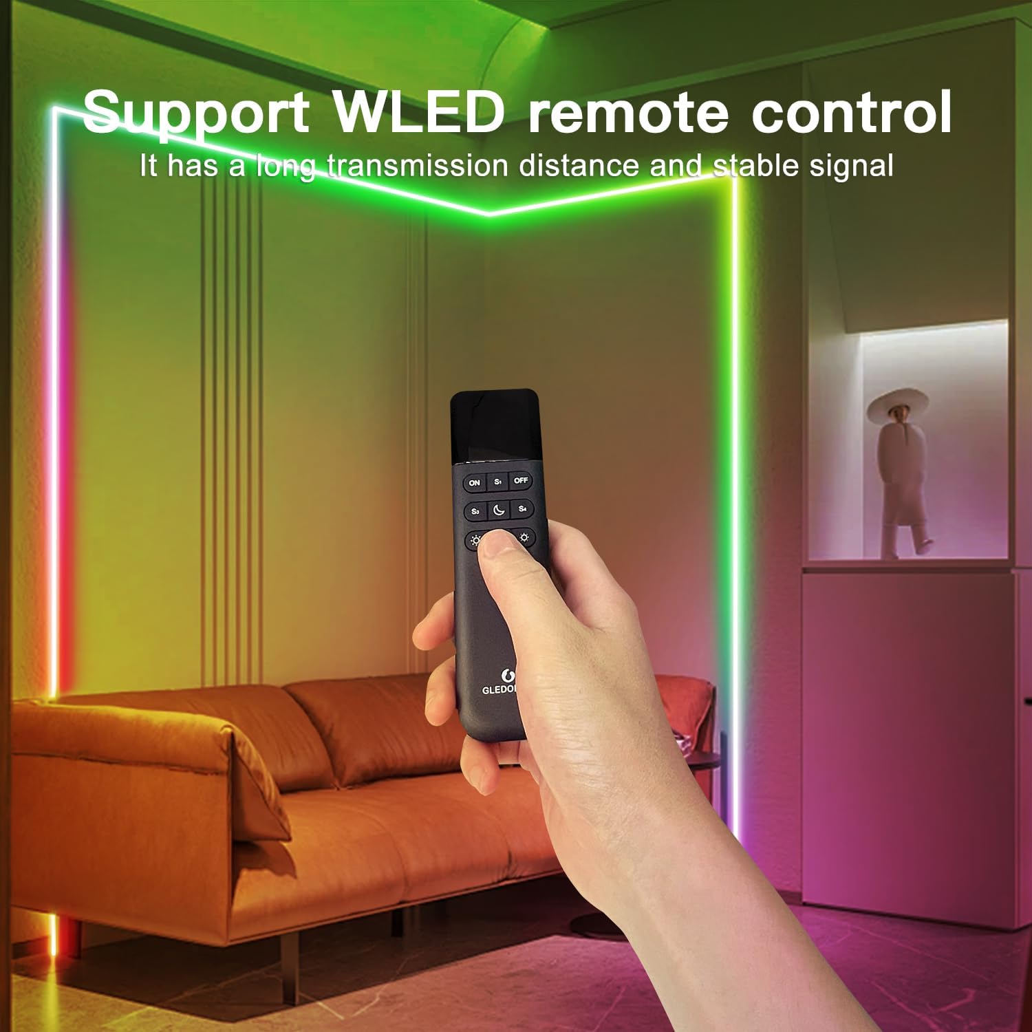 ESP32 WLED RGB IC LED Strip Controller 4 Channel Outputs 15A Fuse Mic Sound Dynamic Lights USB-C UART DIY Energy Saving Relay Level Shifter IC for Digital WS2811 WS2812 WS2815 SK6812 etc