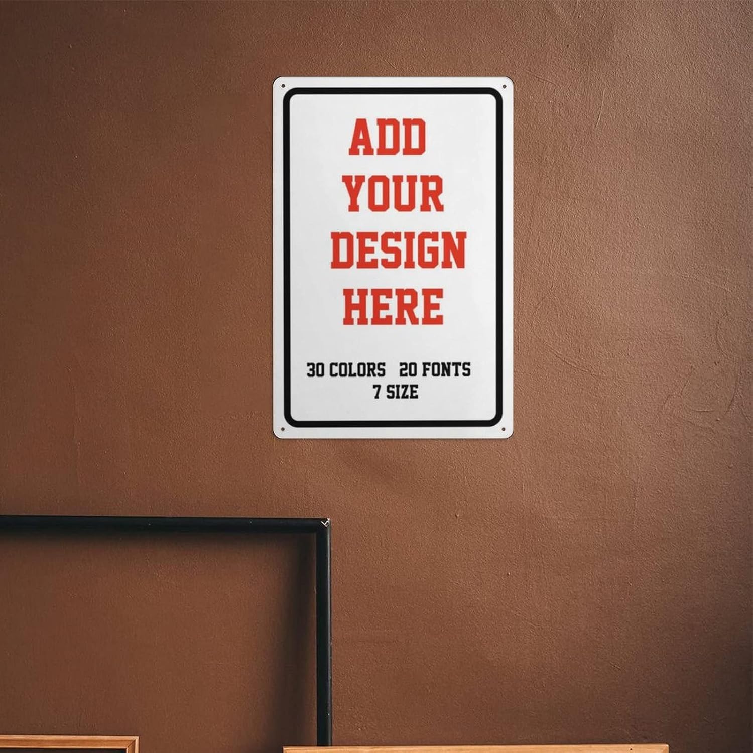Custom Signs Outdoor Metal Sign - 12 x16 Personalized Signs for Business, Workplace, Office, Home, Delivery Signs, Road Signs, Garden Signs, Hazard Signs, Intersection Signs, Parking Signs, Decorative Signs