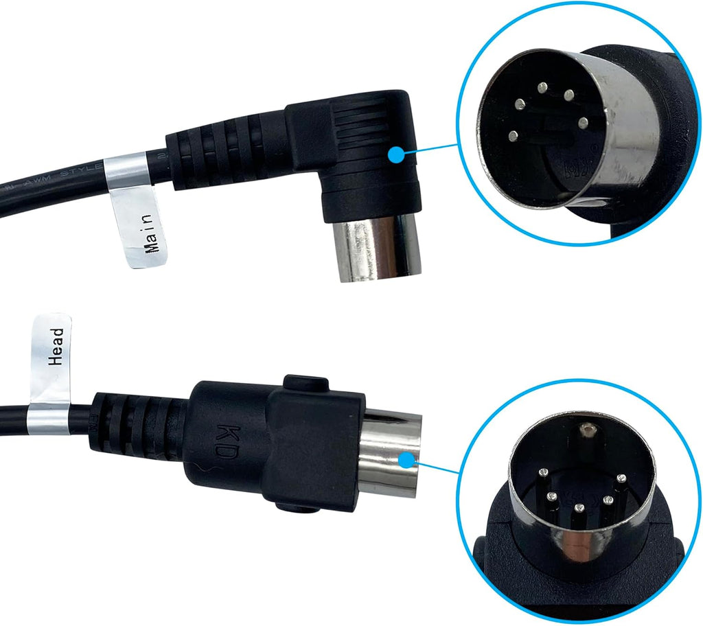 7 Button 5 Male Pin Remote Kaidi Model KDH130-001 Lift Chairs Power Recliner Hand Control Replacement
