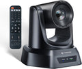 TONGVEO PTZ Camera 20X Optical Zoom HDMI IP Live Streaming SDI USB3.0 1080P 60fps PoE Supports for Church Services Worship Education Video Conference with OBS vMix Wirecast Zoom YouTube and More