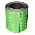 Green Reflective Tape Outdoor Waterproof 3 inch, High Visibility Warning Industrial Marking Tape, Safety Stickers (11 feet)