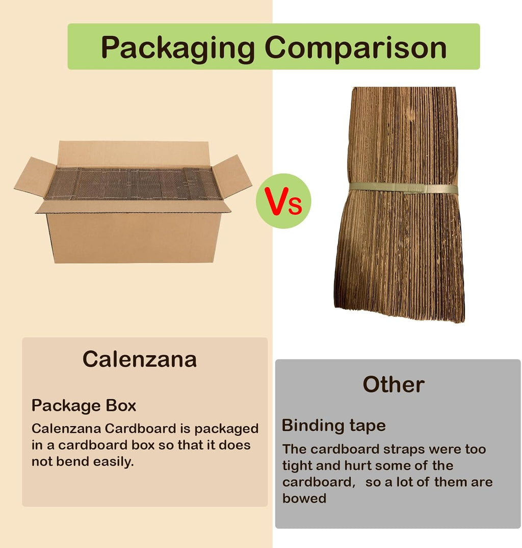 Calenzana 5x7 Corrugated Cardboard Sheets Set of 200, Flat Card Boards Inserts for Crafts, Packing, Shipping, Moving, Mailing