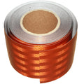 Non Fading Brown Reflective Tape Outdoor Waterproof 4 inch, High Visibility Warning Industrial Marking Tape, Safety Stickers (68 feet)