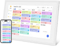 SSA 10.1" Smart Digital Calendar Family Hub | Touchscreen Display,Customizable Chore & Meal Planner, Grocery List, Schedule Planner Sync with Phone App, Ideal for Parents