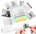 iDPRT Mini Printer with 1 Roll Sticker Paper, Portable Sticker Machine Efficiently and Quickly, DIY, Label, Rainbow