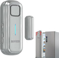 Daytech Freezer Door Alarm with Delay 1/2/3/4 mins Reminder When Left Open Fridge Alarm 0 to 120 dB Refrigerator Door ajar Alert for Home Garage Basement(1 Pack Gray)