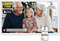 NexFoto Touchscreen Digital Picture Frame Large 21.5 Inch, WiFi Digital Photo Frame 64GB, Add Photos from Google Photos, Upload via App/USB/Micro SD, Gifts for Christmas/Mom/Grandparents, White