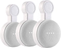 PEF Outlet Wall Mount Holder for Google Nest Mini and Google Home Mini, A Space-Saving Accessories with Cord Management for Google Mini Smart Speaker, No Messy Wires or Screws (3 Pack)