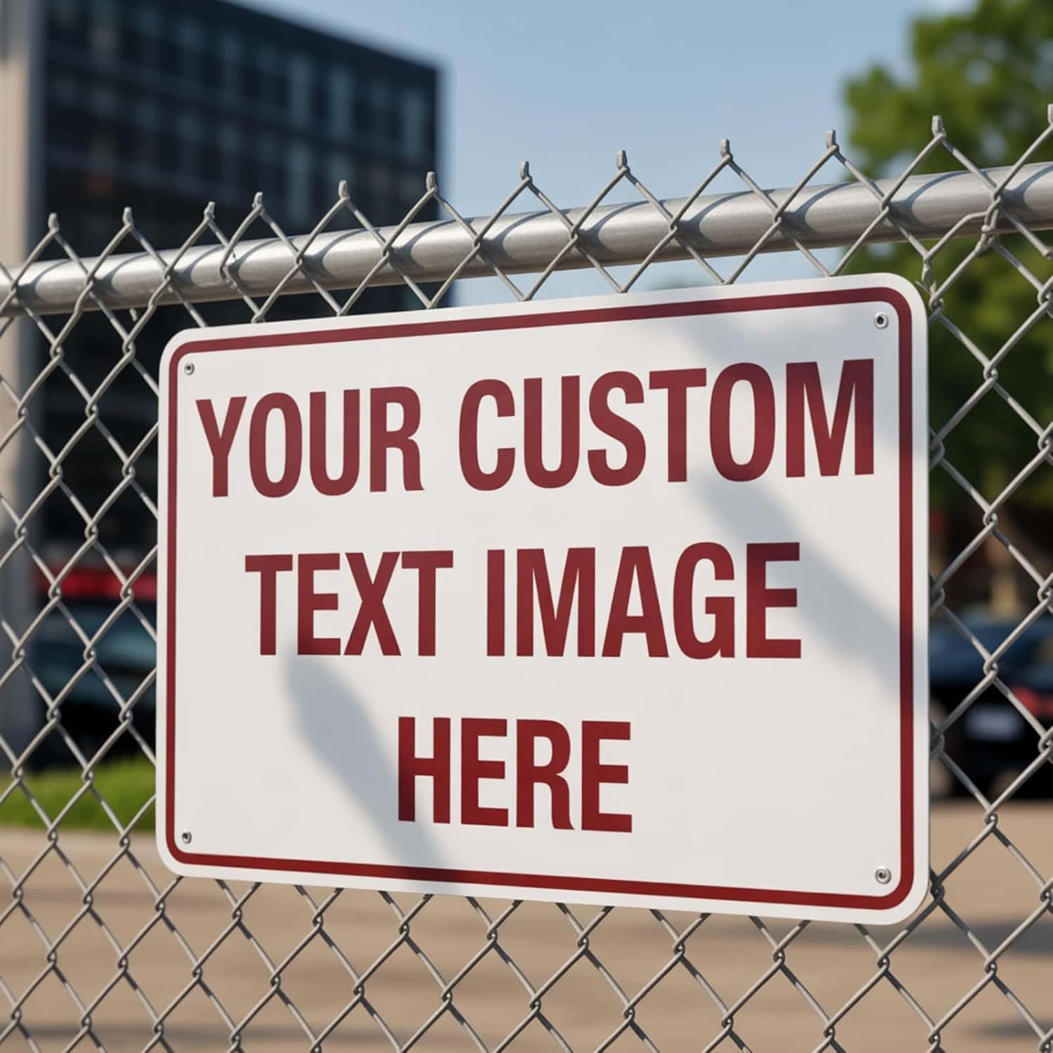 Custom Metal Signs for Outdoor, Personalized Business Signs, Rust-Free Aluminum, 10x7 Inches, Fade-Resistant, Ideal for Office, Home, or Workplace
