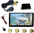 LCD Parking Sensor Kit - Displays Data on Original Screen, Easy Rear Installation, Compatible with CVBS Cameras (Not for AHD), 18 Probe Colors to Match Any Vehicle
