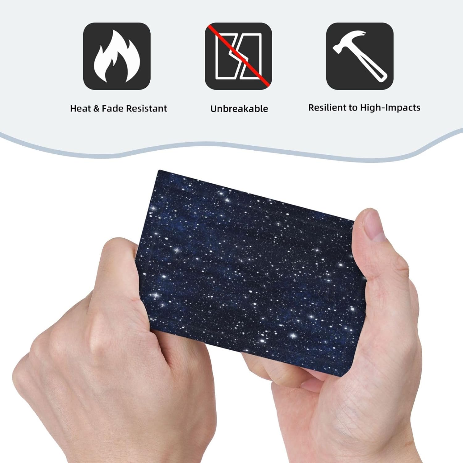 Decorative Light Switch Plate Covers Night Sky Star Cosmic Starry Fantasy Galaxy 1 Gang No Device Single Blank Outlet Covers Wall Plate Light Switch Cover Plate for Bedroom Home Decor