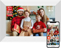 Frameo 10.1 Inch Smart WiFi Digital Photo Frame,Digital Picture Frame Wi-Fi with 32GB Storage & SD Slot, Electronic Picture Frame IPS Touch Screen with Auto-Rotate, Frameo Digital Frame WiFi -White
