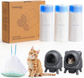 Replaced Trash Bags-3 Rolls, 60 Packs FEELNEEDY Cat Litter Box Waste Bag for S20-A Automatic Self-Cleaning Cat Litter Box