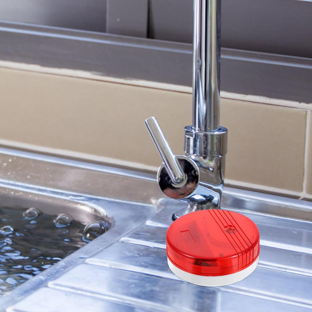 Veemoon Smart Water Leak Detector Alarm with LED Light Waterproof Flood Detection Sensor for Home Basement Bathroom Kitchen Laundry Room