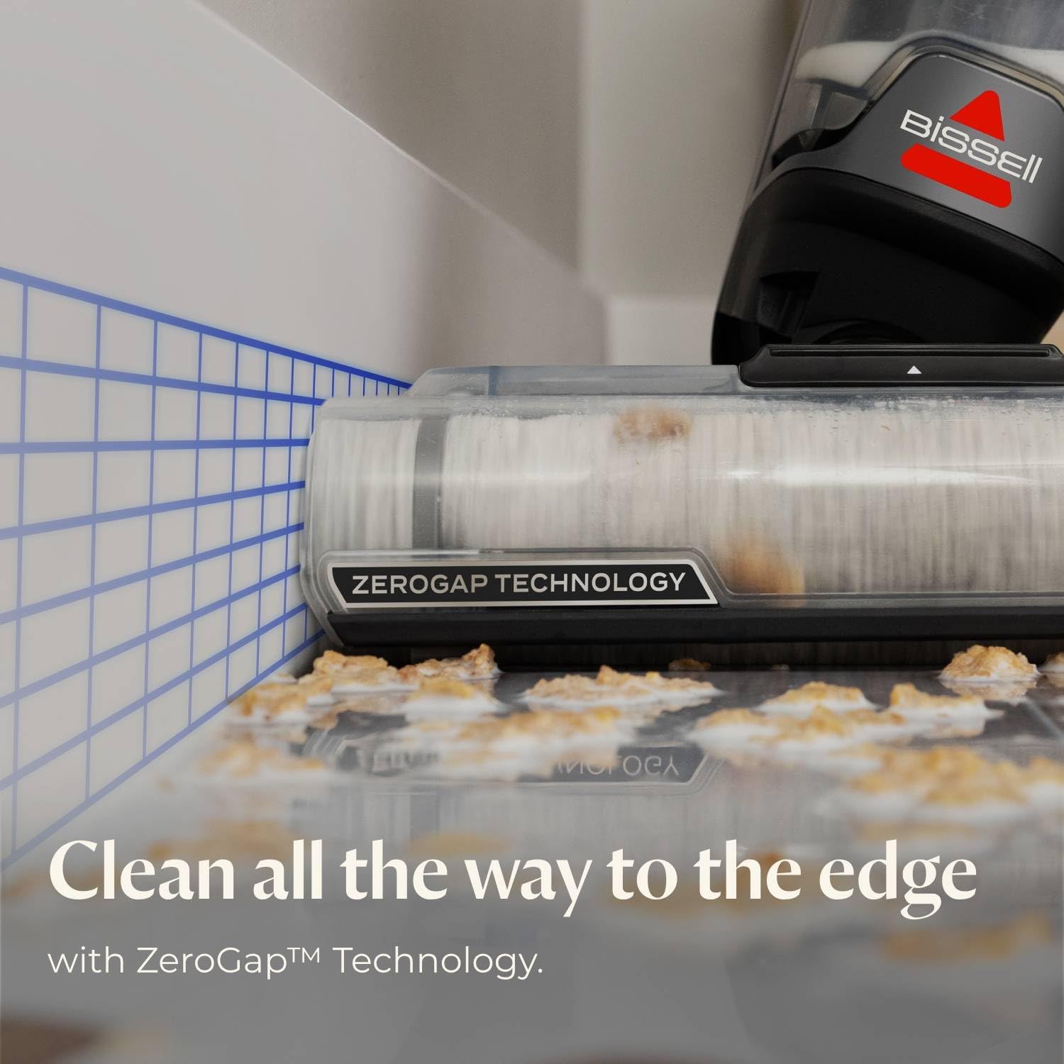 Bissell® CrossWave® OmniForce™ Edge Cordless Multi-Surface Hard Floor Cleaner Wet Dry Vacuum with Zero-Gap Edge Technology, 3930F