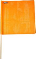 Mytee Products Orange Safety Flags for Trucks with Dowel, DOT Compliant - 18 Inch x 18 Inch High Visibility Vinyl Mesh Warning Flags