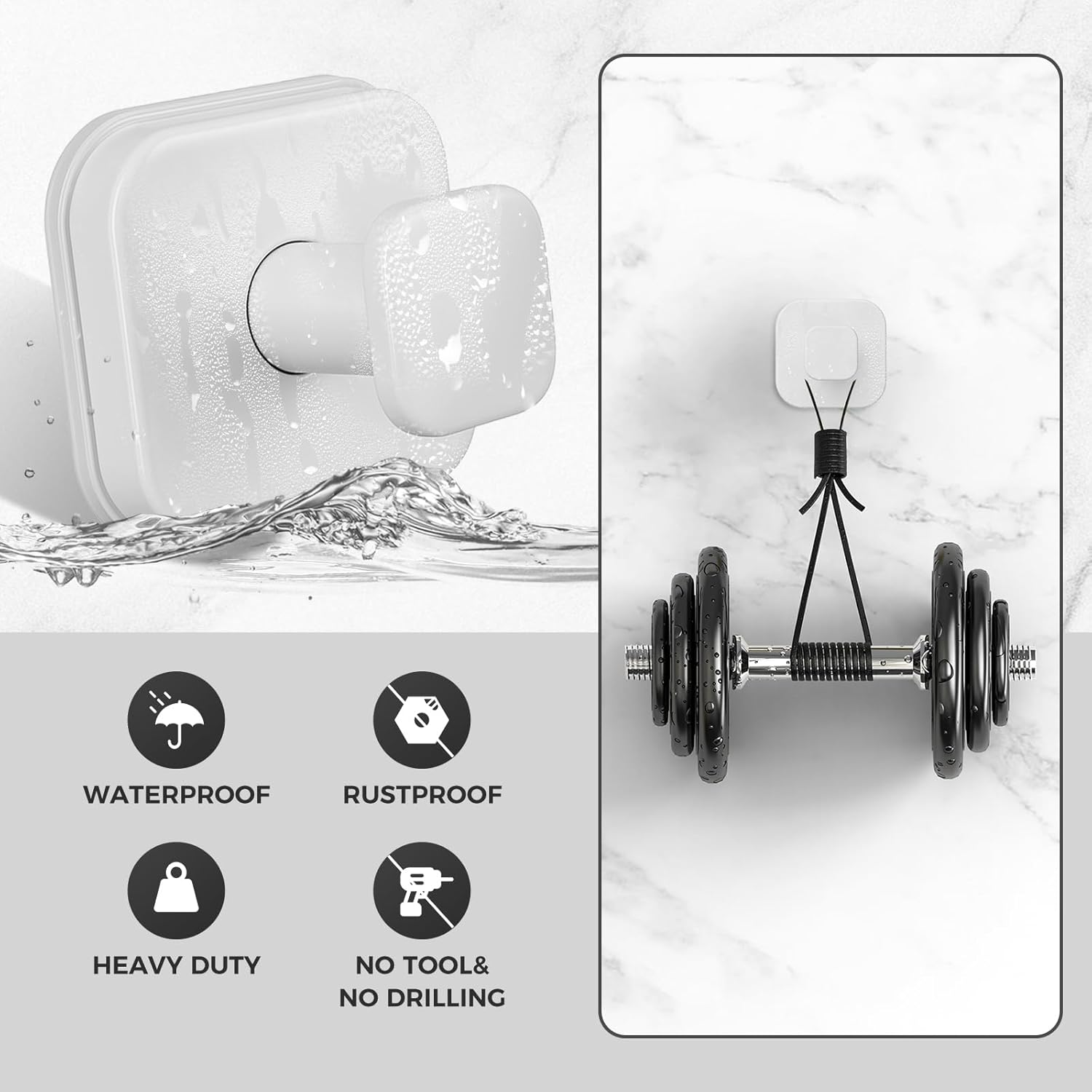 Shower Hooks for Inside Shower,Reusable Suction Cup Hooks for Glass Window,Mirror,Removable Towel Hooks for Bathroom,4 Pack(White)