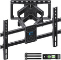 HOME VISION Full Motion TV Wall Mount for 32-85 inch TVs up to 132lbs, Fits 8”/ 12” /16” Wood Studs, TV Mount Wall Bracket with Dual Articulating Arms, Swivel, Tilt, Max VESA 600x400mm
