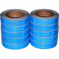 Blue Reflective Tape 1 inch Wide, Outdoor Waterproof High Visibility Warning Industrial Marking Tape, Safety Stickers (68 feet,10 Rolls)