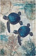 Blue Green Sea Turtle Tropical Ocean Coral Nautical Map Light Switch Cover Plate 1 Gang No Device Blank Electrical Wall Plates Faceplate Decorative Switch Plate For Bed Room Bathroom Decor