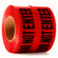 Danger Do Not Enter Tape 2 Pack 3 inch X 1000 feet • Sharp Red with a Bold Black Print for High Visibility • Tear Resistant Design