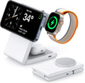 Wireless Charging Station with 20W USB C Adapter, 3 in 1 Magnetic Foldable Travel Charger Stand for iPhone 17 16 15 14 13 Series, Compatible with Apple Watch 11/10/9/8/7/6/5/4/3/2/SE/Ultra 2/Airpods 4