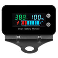 Upgrade IPX7 Waterproof Battery Monitor with Bracket,12v 24v 36v 48v 60v 72v Battery Tester for car,Golf cart,RV,Boat.Voltage,Remain Capacity Battery Monitor with Temperature and Buzzer Alarm
