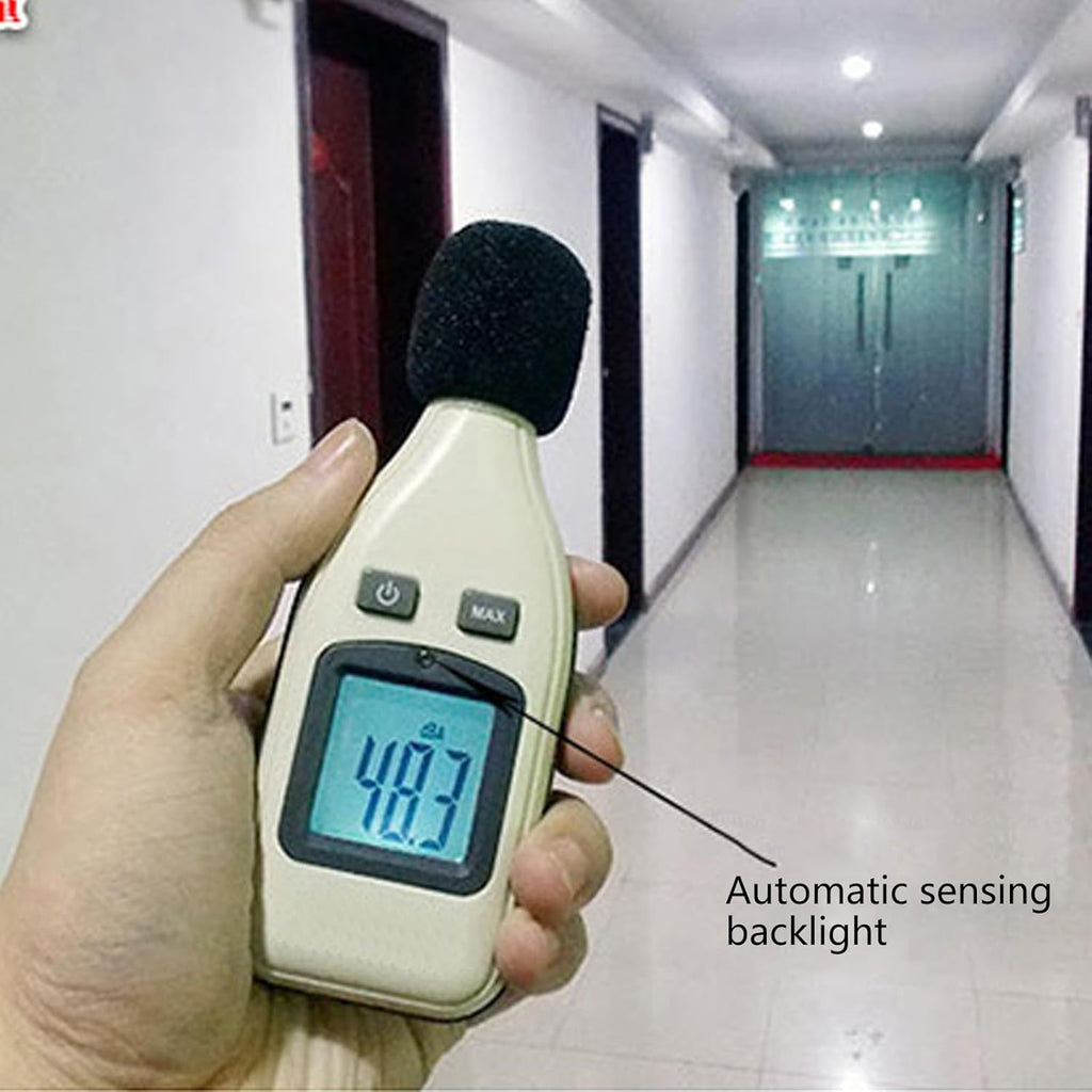 Digital Decibel Meter Sound Levels Reader Sound Meter for Accurate Noise Measurement in Homes Office Construction site