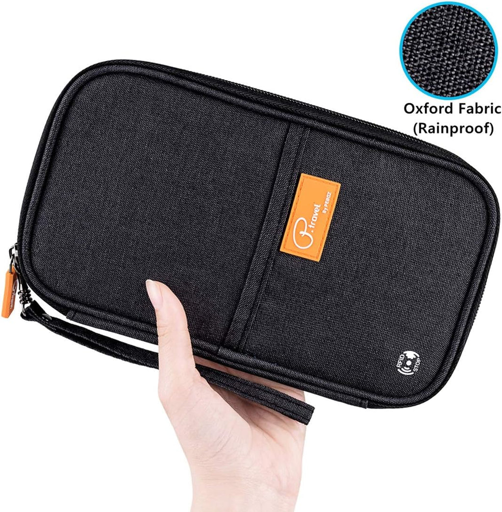 VanFn RFID Travel Passport Wallet, Family Passport Holder, Trip Document Organizer P.Travel Series