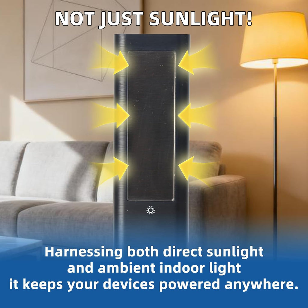 BN59-01385A Solar Voice Remote Replacement for Samsung TVs (2018-2025 Models) Universal Compatible with Smart, Neo OLED, The Frame, Crystal UHD 4K/8K TVs Rechargeable via Solar USB-C, 4 Shortcut Keys
